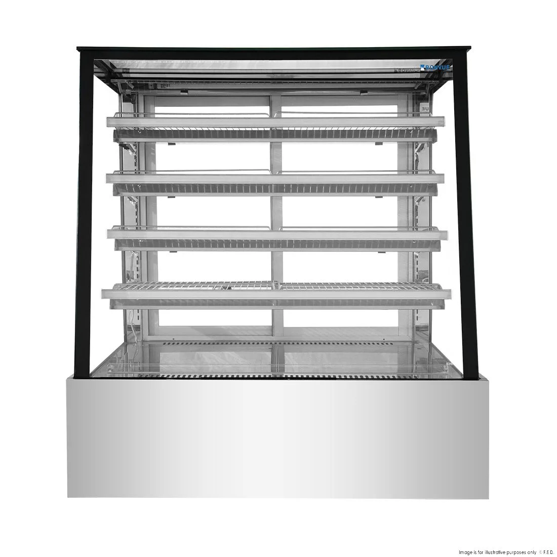 FED H-SLP840C Bonvue Deluxe Heated Display Cabinet 1200x800x1350