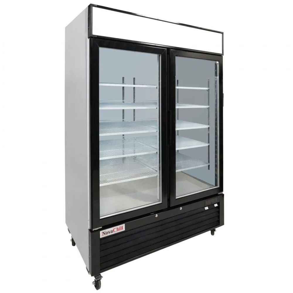 NovaChill SM1300GF GZ Double Door Cabinet 1