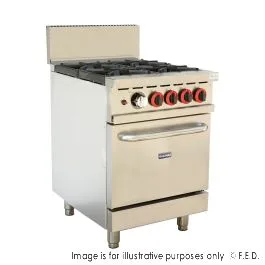 GBS4T Gasmax 4 Burner With Oven Flame Failure