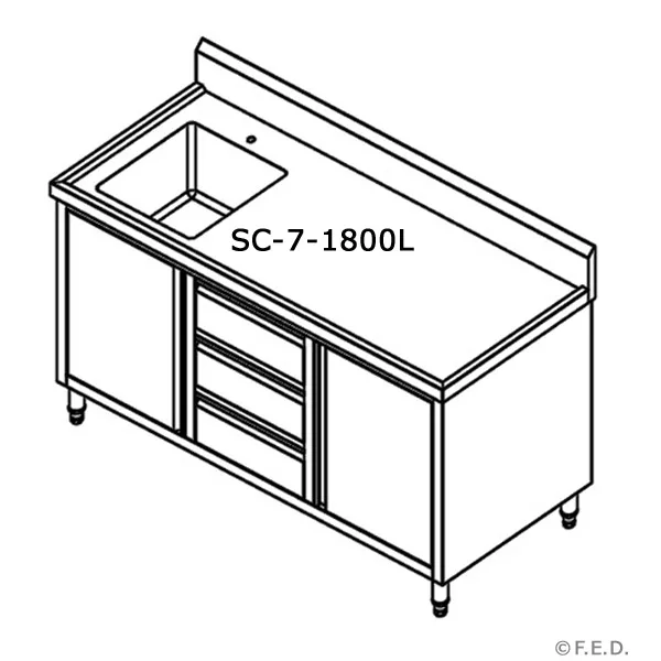 ss tidy sink cab sc 7 1800l drg 1