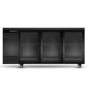 SKOPE BB.3.GSL BackBar 3 Glass Sliding Door Fridge