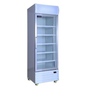 CCE605 CRUSADER Upright 1 Glass Door Fridge 430L