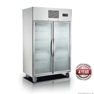 F.E.D SUCG1000 Double Door Upright Display Fridge