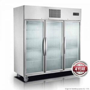F.E.D SUFG1500 Three Door Upright Display Freezer