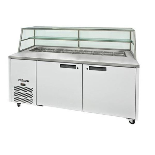 WILLIAMS HJ2SCBA Jade 2 Door Sandwich Prep Canopy