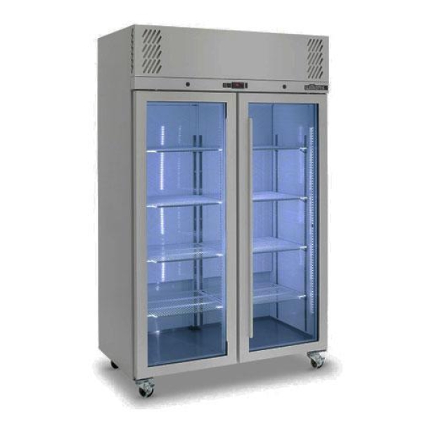 WILLIAMS HP2GS 2 Glass Door Upright Pearl Star Display Fridge