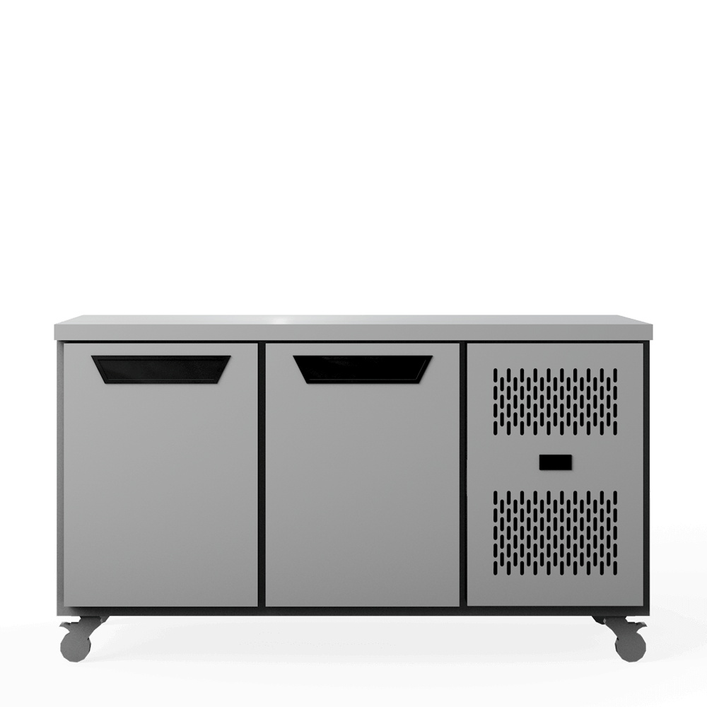 WILLIAMS HTU2SDSS Topaz Counter 2 Door Storage Refrigerator
