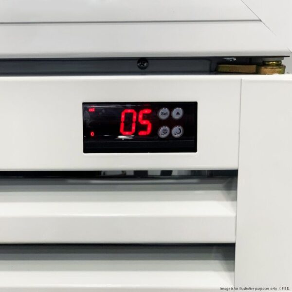 LG-370P F.E.D Thermaster 370L 1 Glass Door Colourbond Upright Drink Fridge - Image 10