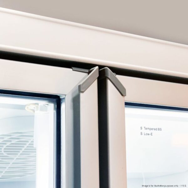 LG-370P F.E.D Thermaster 370L 1 Glass Door Colourbond Upright Drink Fridge - Image 11