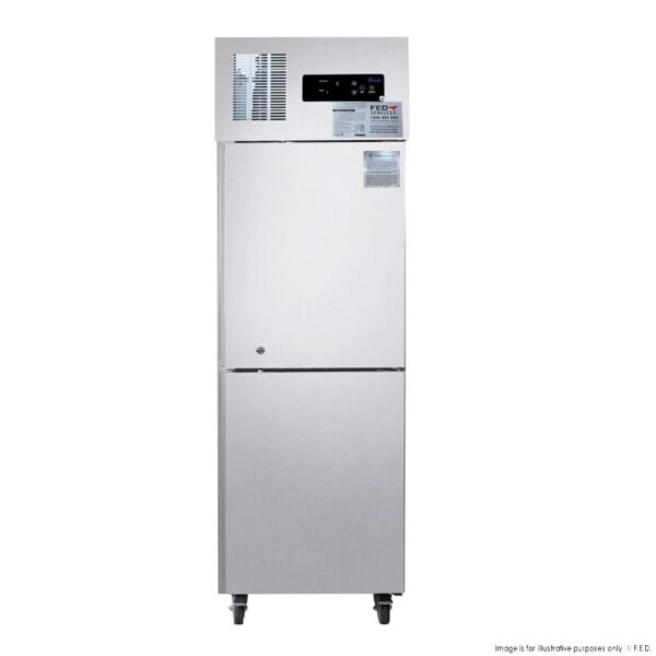 SUC500 F.E.D TROPICAL Thermaster 2×½ Solid door SS Fridge - Image 6