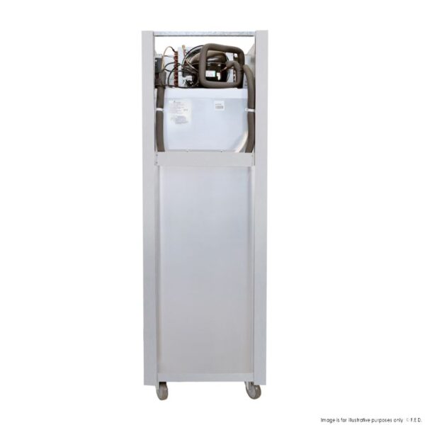 SUC500 F.E.D TROPICAL Thermaster 2×½ Solid door SS Fridge - Image 5