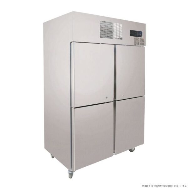 SUF1000 F.E.D TROPICAL Thermaster 4×½ door SS Freezer - Image 7