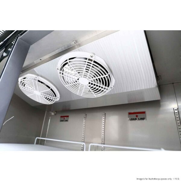 SUF1000 F.E.D TROPICAL Thermaster 4×½ door SS Freezer - Image 3