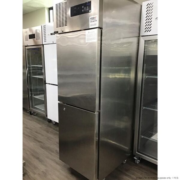 SUF500 F.E.D TROPICAL Thermaster 2 x Half door SS Freezer - Image 3