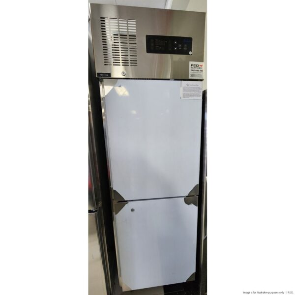 SUF500 F.E.D TROPICAL Thermaster 2 x Half door SS Freezer - Image 2