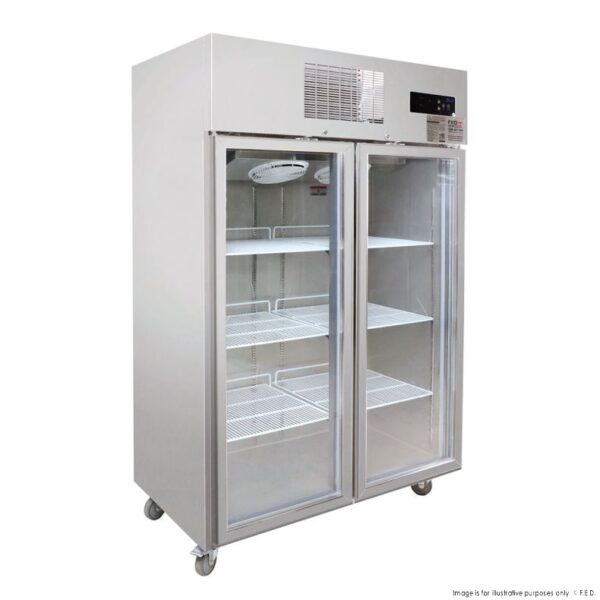 SUFG1000 F.E.D Thermaster Double Door Display Freezer - Image 4