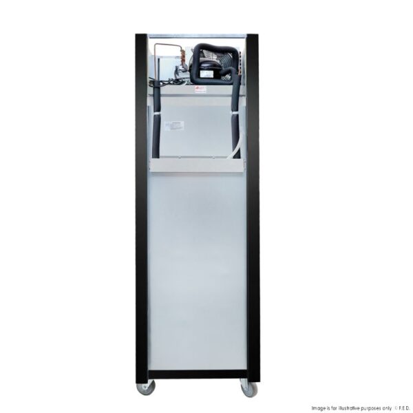 SUCG500B F.E.D Thermaster Single Glass Door Upright Fridge Black - Image 5