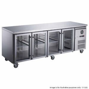Under Bar Bench Fridges Display
