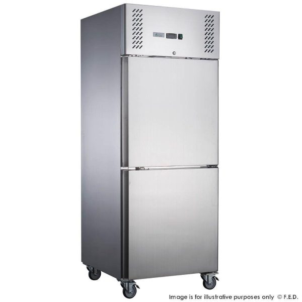 FED-XURF650S1V X S/S Single Split Door Storage Upright Freezer