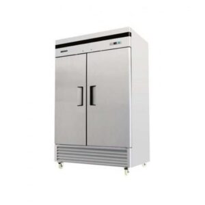 Jono JUFD1305 1300 Litre Commercial Two Door Upright Stainless Steel Freezer
