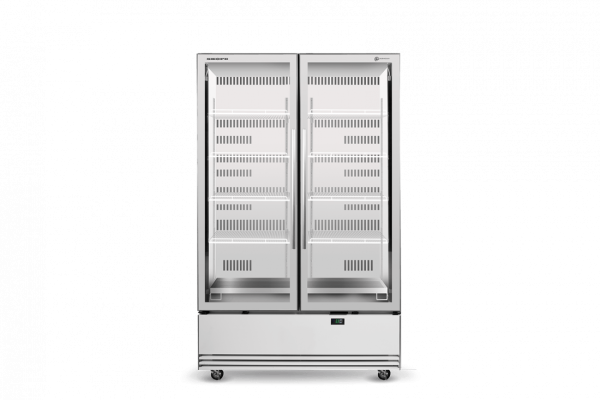 SKOPE BME1200N-A 2 Glass Door Display or Storage Fridge