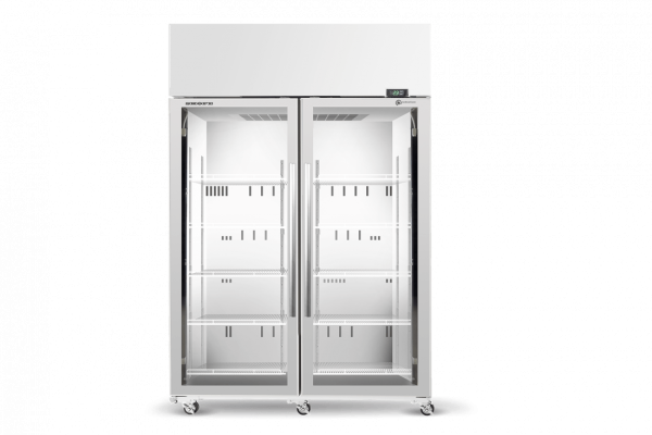 SKOPE SKT1300N-A 2 Glass Door Display or Storage Fridge