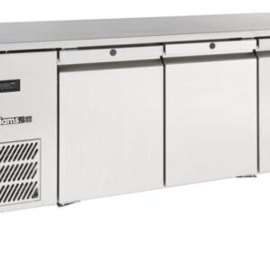 Williams LO3USS Opal 1x1 GN 3 Door Foodservice Counter Freezer
