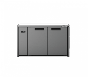 Williams HB4USB Boronia 4 Solid Door Back Bar Black Fridge