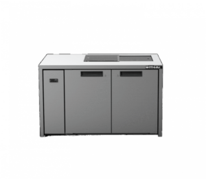 Williams HO2RSSBA Opal 2 Door Stainless Steel Remote Under Counter Refrigerator