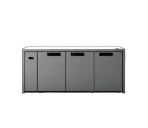 Williams HO3RSS Opal 3 Door Stainless Steel Remote Under Counter Refrigerator