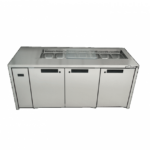 Williams HO3RSSBA Opal 3 Door Stainless Steel Remote Under Counter Refrigerator
