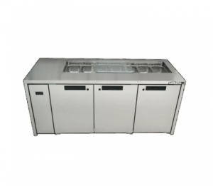 Williams HO3RSSBA Opal 3 Door Stainless Steel Remote Under Counter Refrigerator