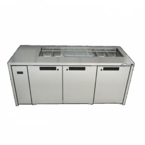 Under Bar Bench Fridge Freezers Remote Three DOOR