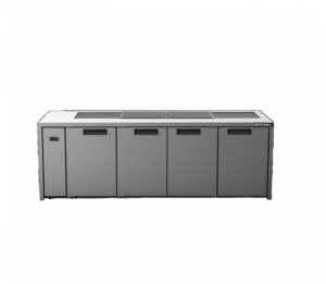 Williams LO4RSS Opal 4 Door Stainless Steel Remote Under Counter Freezer