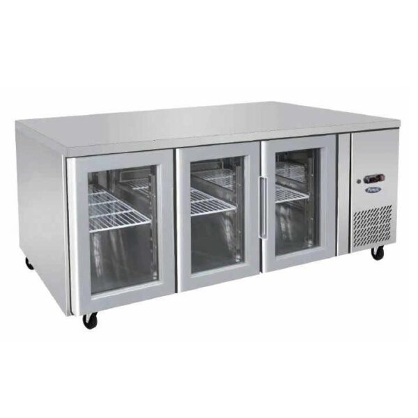 SIMCO EPF3741 Glass Four Door Cooling Table 2230 Mm Fridge