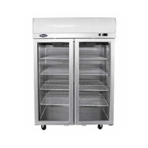 SIMCO YCF9402 Top Mounted Double Door Glass Fridge