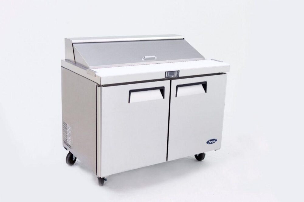 SIMCO MSF8302 2 Door Sandwich Prep Table 1225 Mm Fridge
