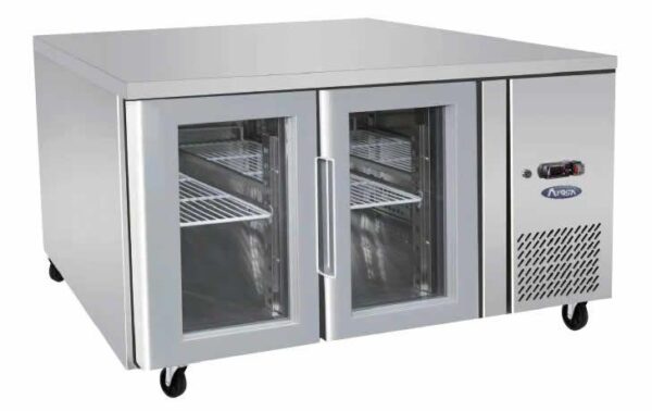 SIMCO EPF3721 Glass 2 Door Cooling Table 1360 Mm Fridge