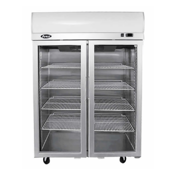 SIMCO YCF9402 Top Mounted Double Door Glass Fridge
