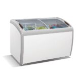 Chest Freezers Angled Top Curved Glass
