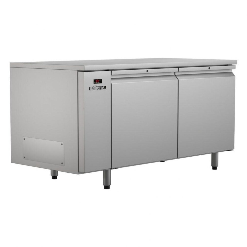 Williams HE2RSS Emerald 2 Door Stainless Steel Remote Under Counter Storage Refrigerator