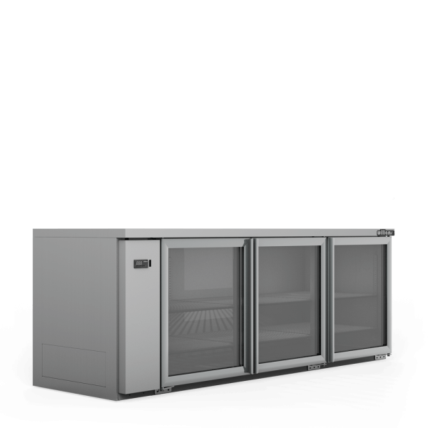 Williams HB3RGS Boronia 3 Glass Door Refrigerator 560L