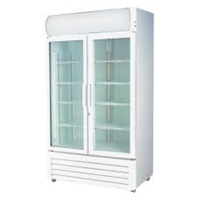 LG-1200P Thermaster 1200L Large Two Glass Door Upright Drink Fridge