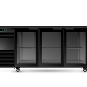 SKOPE BB.3.GSW BackBar 3 Glass Swing Door Fridge