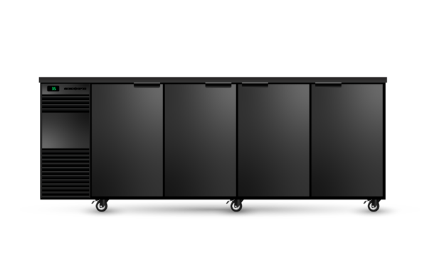 SKOPE BB.4.SSW BackBar 4 Solid Swing Door Fridge