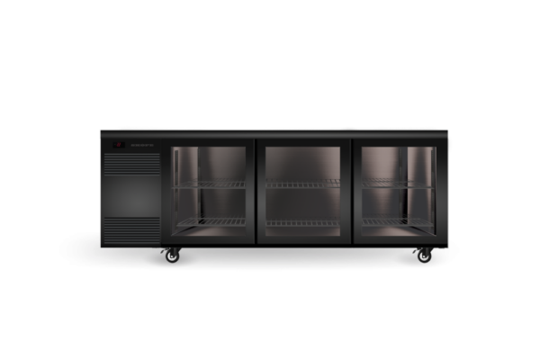 SKOPE CL.3.GSL BackBar 3 Glass Sliding Door CounterLine Fridge - Image 2