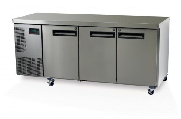 SKOPE PG400 3 Solid Door 1/1 Underbench GN Fridge