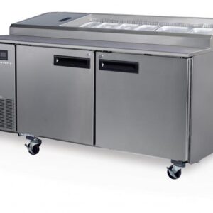 SKOPE PG500 2 Solid Door 2/1 Pizza GN Fridge Remote