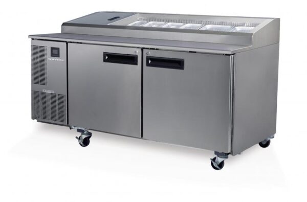 SKOPE PG500 2 Solid Door 2/1 Pizza GN Fridge Remote