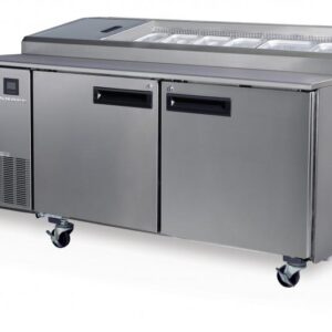SKOPE PG500 2 Solid Door 2/1 Pizza GN Fridge